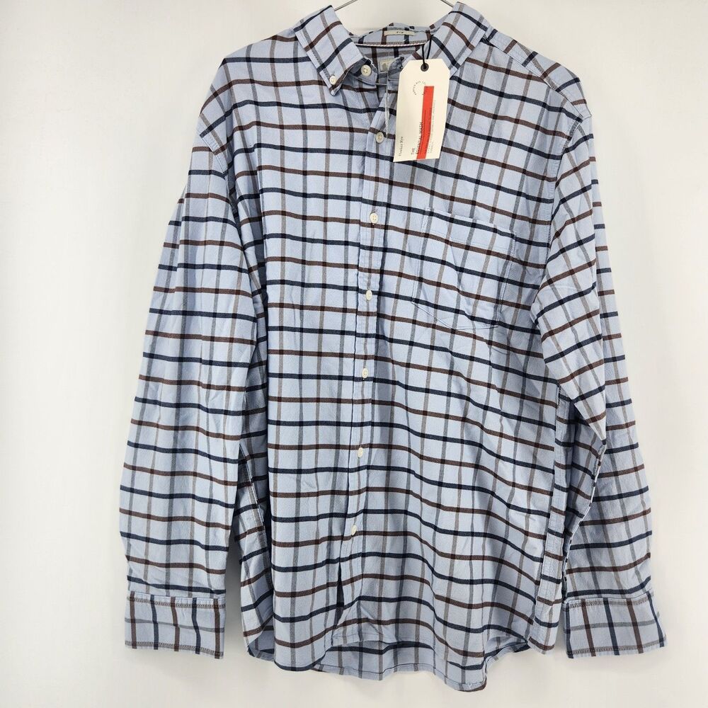 Hawker Rye Men's Large Short Essential Stretch Oxford Shirt NWT